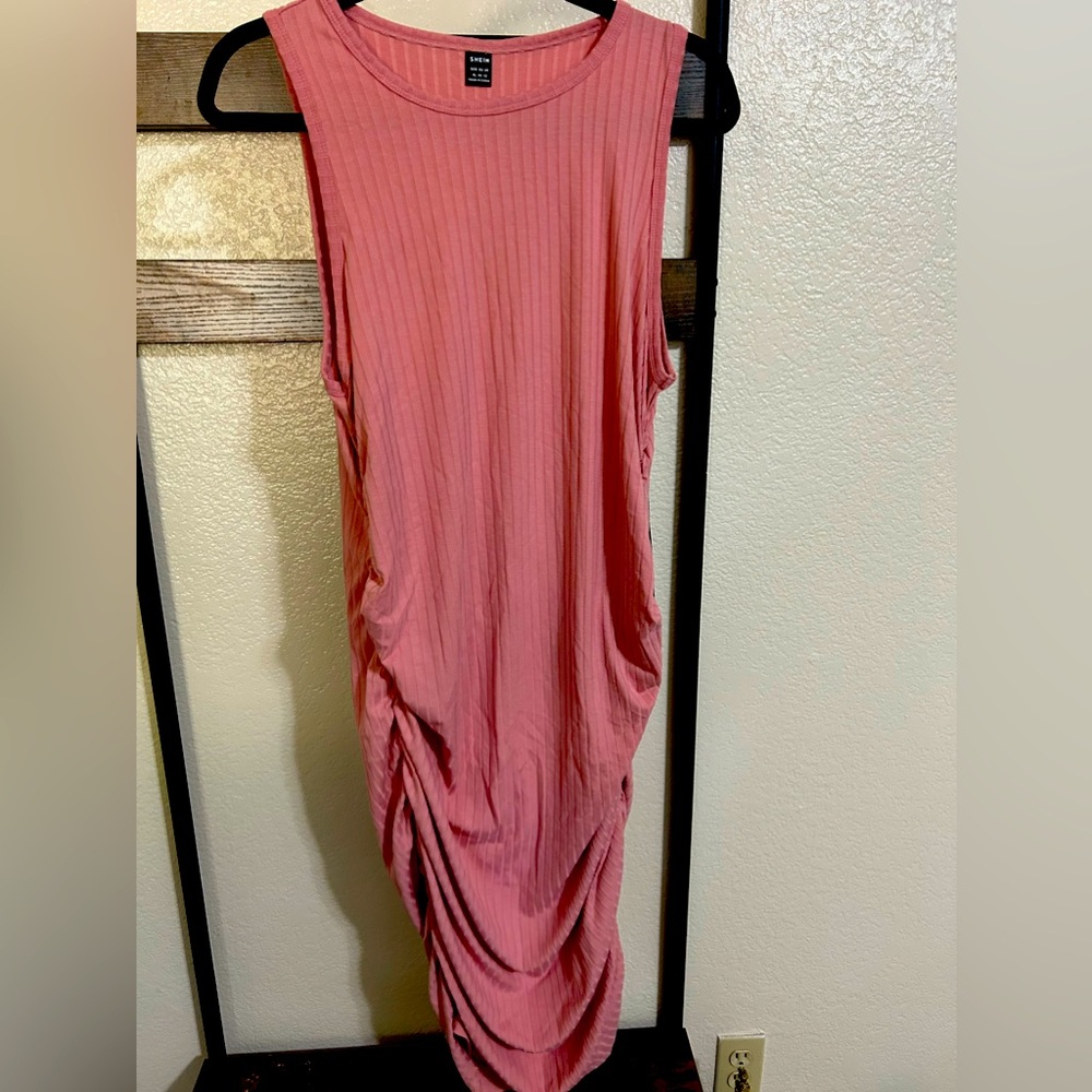 Pink Maternity Dress